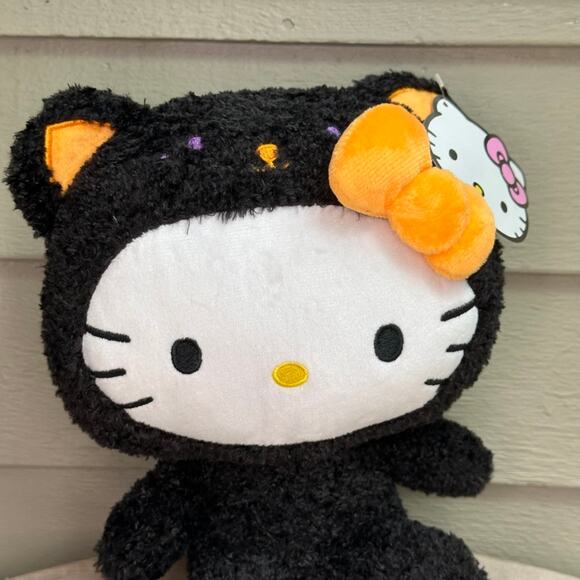 Halloween Hello Kitty Black Cat Plush Sanrio 2023 Cracker Barrel New Collectible - Picture 2 of 15